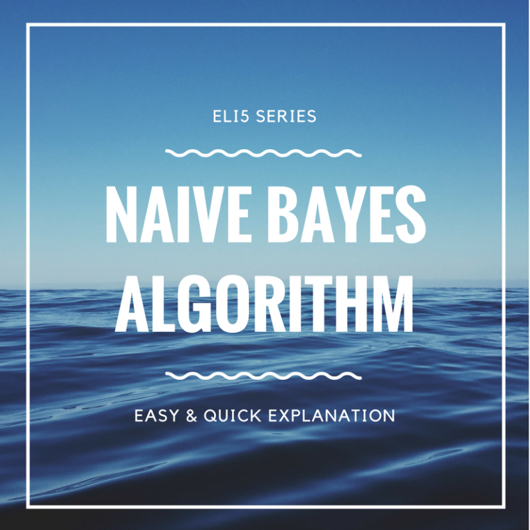 Easy and quick explanation: Naive Bayes algorithm